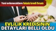 Evleneceklere Faizsiz Kredi 2024