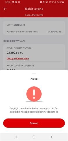 Akbank Sıfır Faiz Kredi