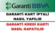 Garanti Kredi Kartı İptali