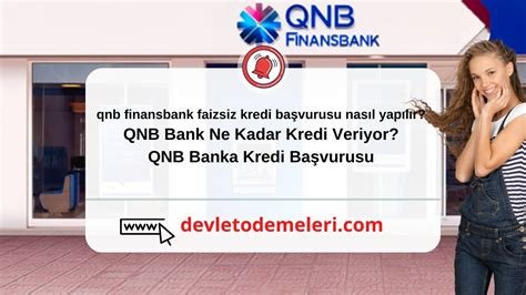 Qnb Finansbank Kredi Başvurusu